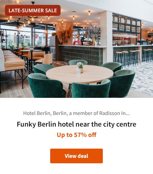 Funky Berlin hotel near the city centre