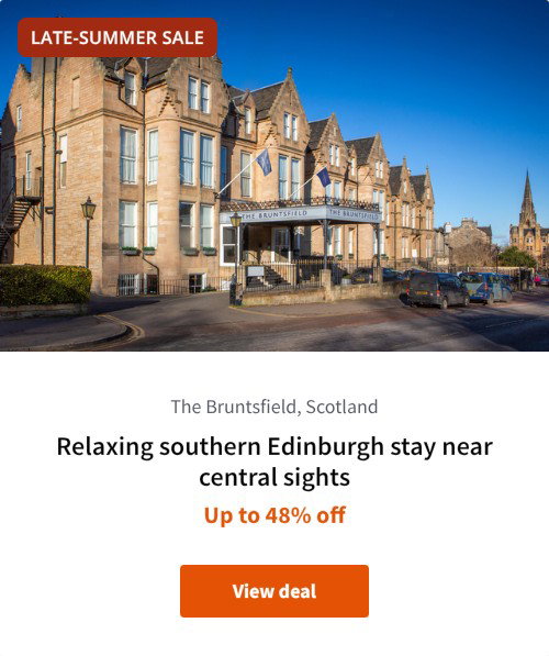 Relaxing southern Edinburgh stay near central sights