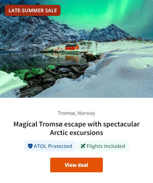 Magical Tromsø escape with spectacular Arctic excursions