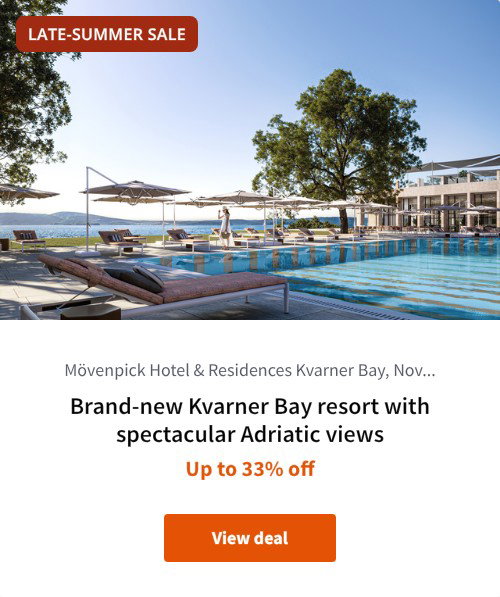 Brand-new Kvarner Bay resort with spectacular Adriatic views