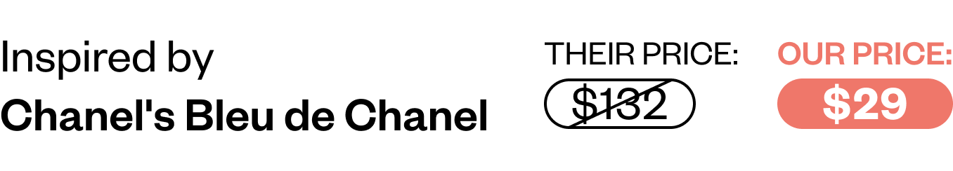 Inspired by Chanel's Bleu de Chanel