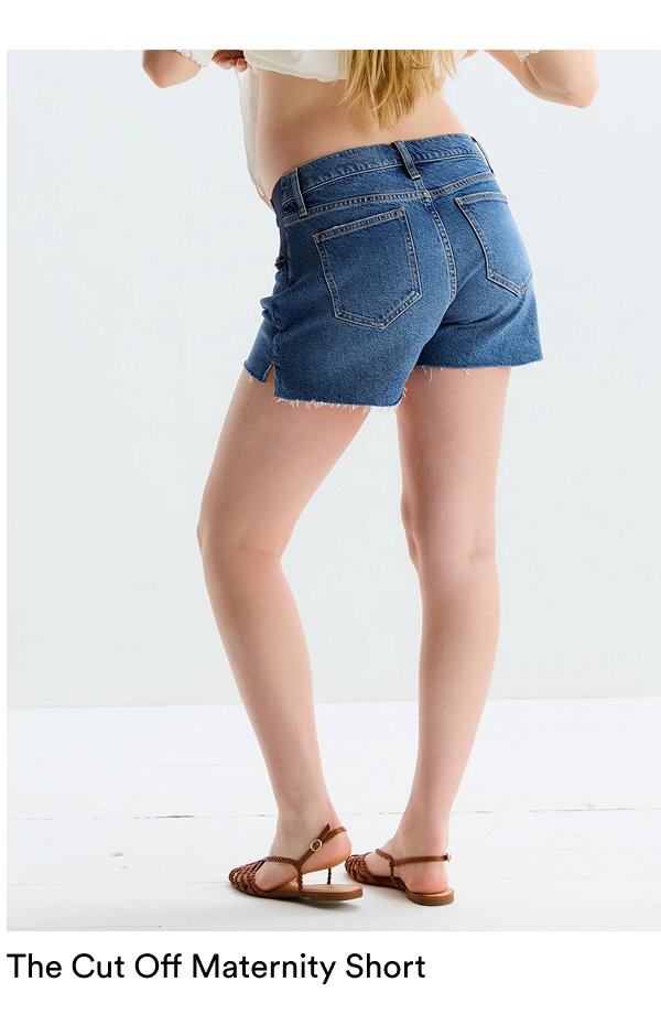 The Cut Off Maternity Short