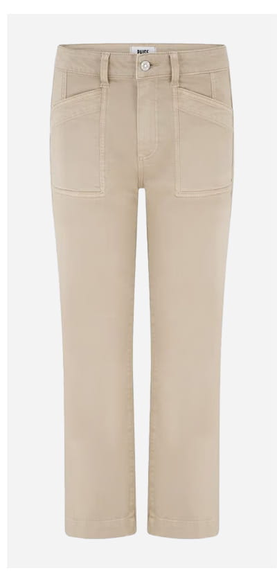 Quincy Ankle Straight Trouser In Warm Sand