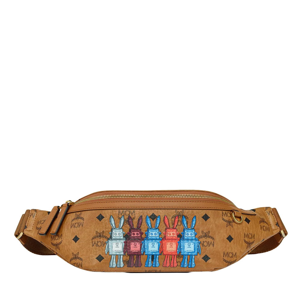 MCM Fursten Vi Belt Bag Med Co Cognac Gürteltasche
