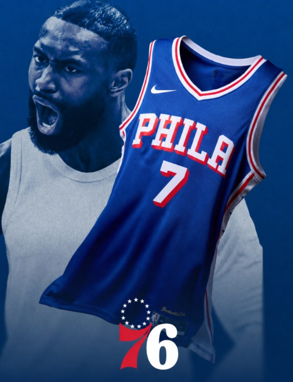 Jaylen Brown 76ers Number 7 Jersey