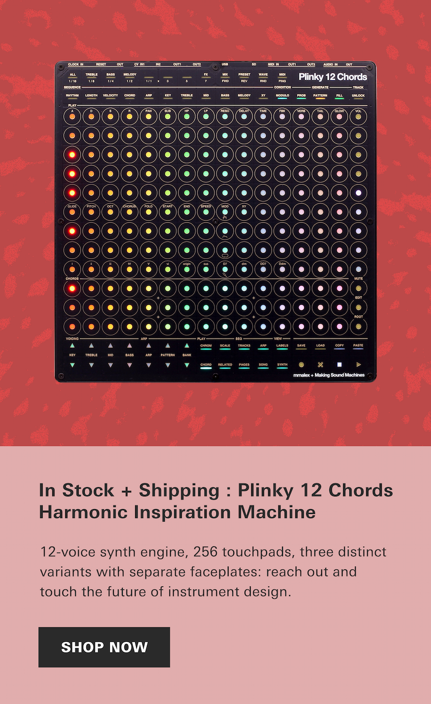 In Stock + Shipping: Plinky 12 Chords Harmonic Inspiration Machine
