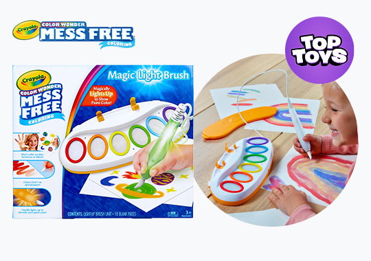 Crayola Colour Wonder Magic Light Brush Set