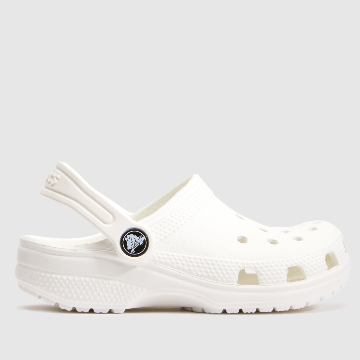 A Crocs Classic Clog Youth in White