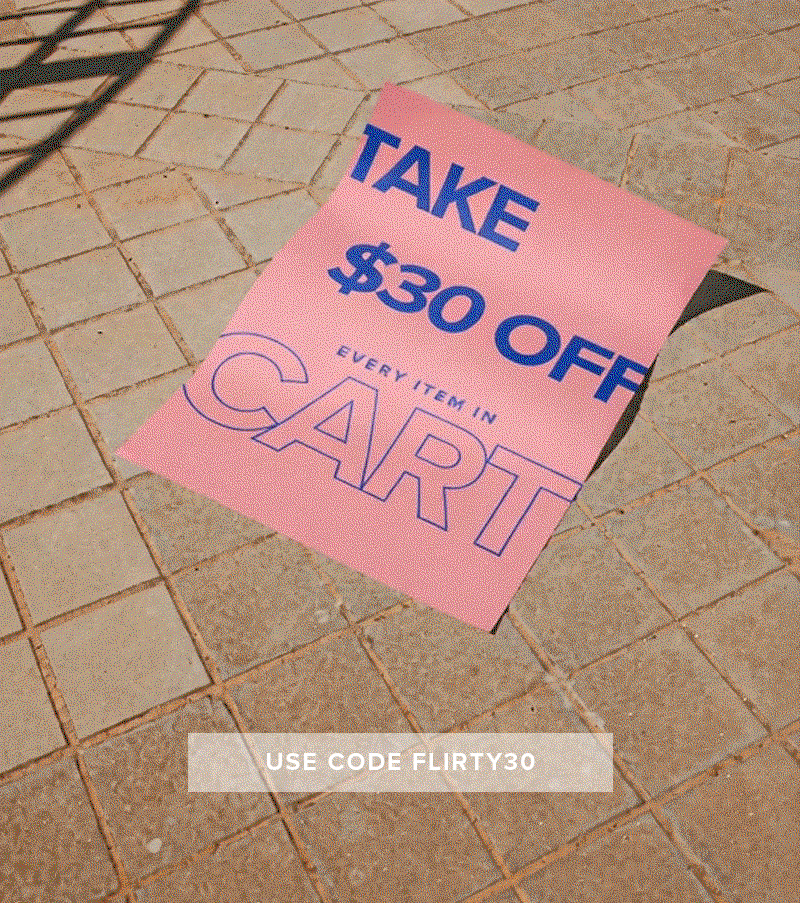 Use Code FLIRTY30