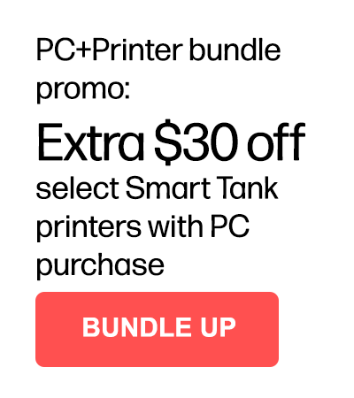 PC+Printer bundle: Extra $30 off select Smart Tank printers with PC purchase | Bundle up