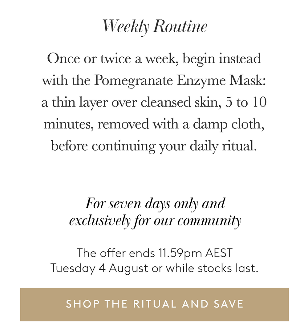 Our Exclusive Gift to You: Pomegranate Enzyme Mask