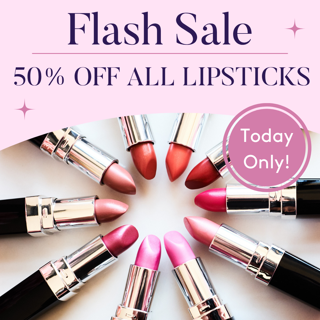 50% Off All Lipsticks