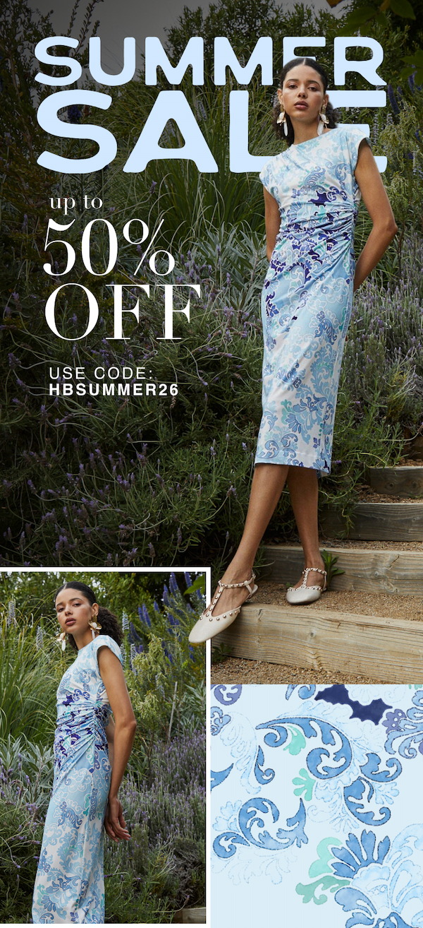 Summer Sale up to 50% off sale items. use Code: HBSUMMER26