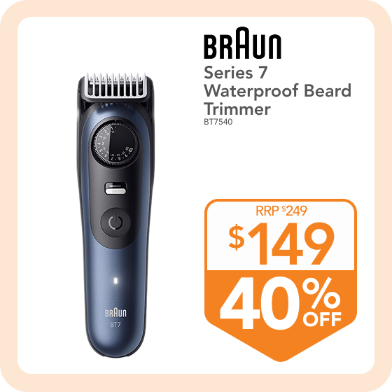 Series 7 Waterproof Beard Trimmer with 10 Barbering Tools & Accessories
