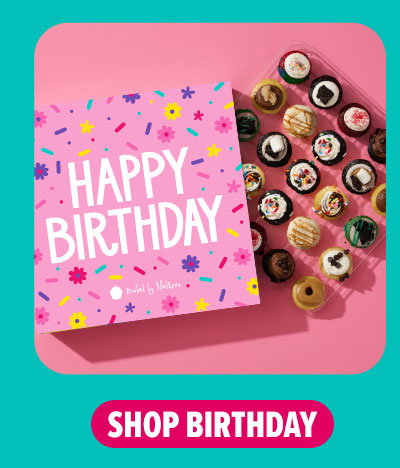 Shop the pink happy birthday gift box 25-Pack with latest & greatest cupcakes.