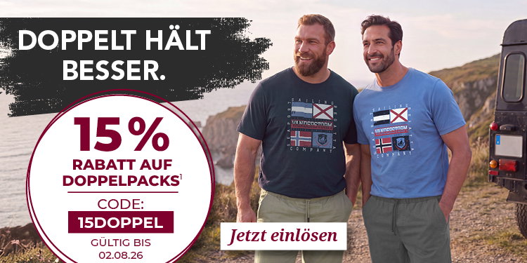 15% Doppelpack-Aktion
