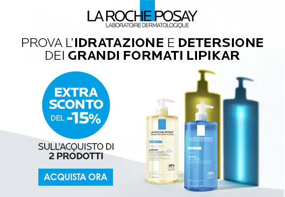 Extra Sconto del 15% all'acquisto di almeno 2 prodotti Lipikar!