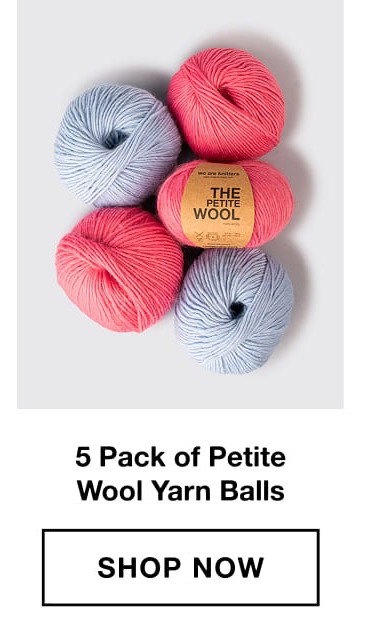 5 Pack of Petite Wool Yarn Balls 1