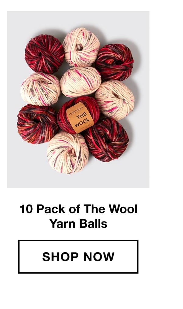 10 Pack of The Wool Yarn Balls
