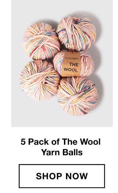 5 Pack of The Wool Yarn Balls 1