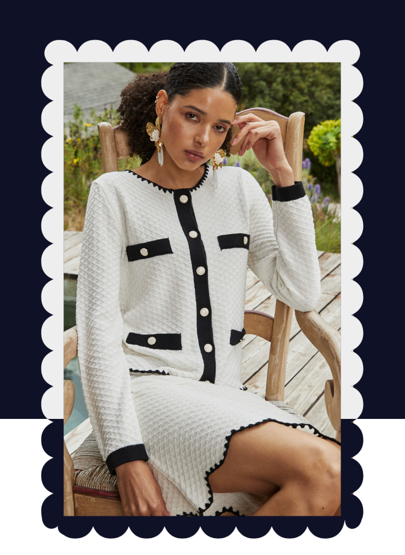 Bevin Diamond Sweater