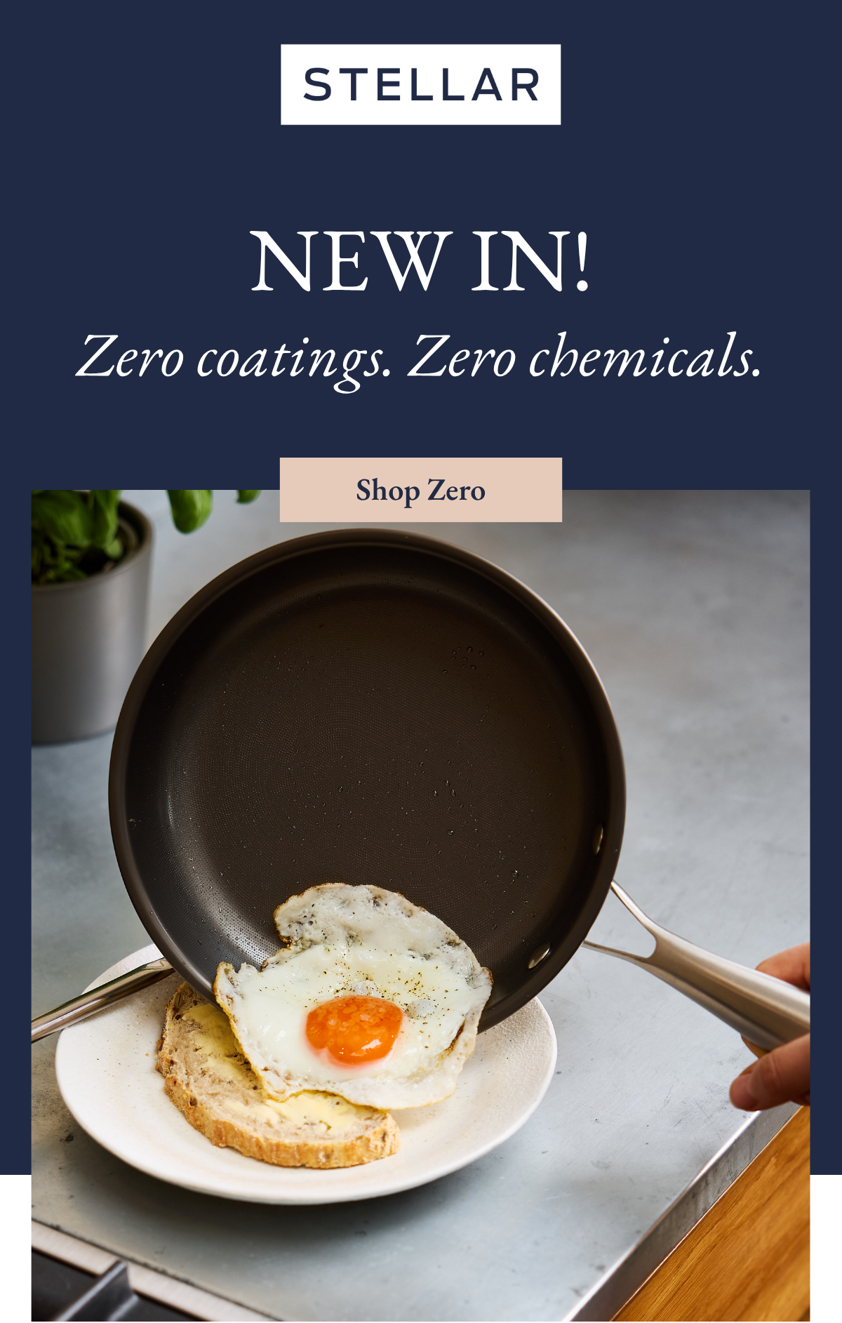 NEW IN! Zero coatings. Zero chemicals.