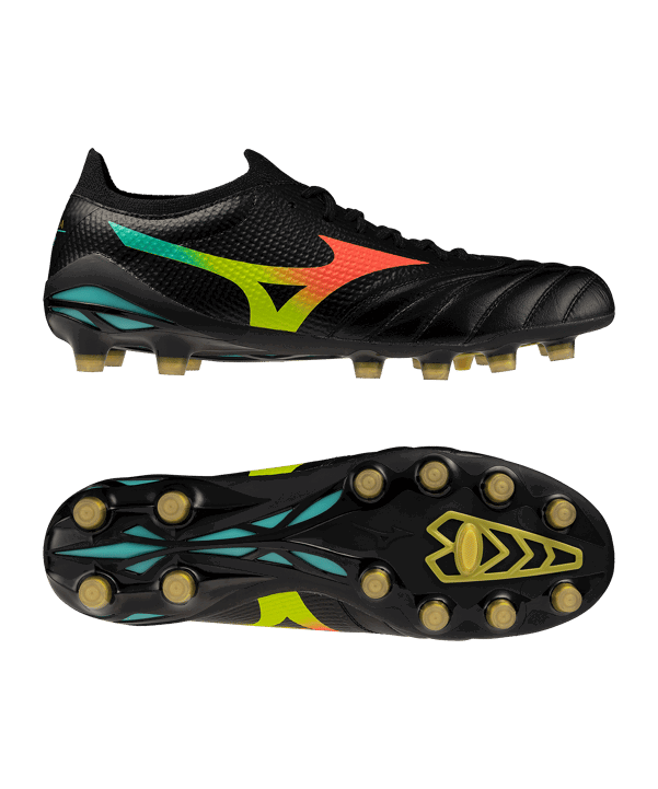 Mizuno Morelia Neo V Beta Pro FG Bright Black Schwarz F00