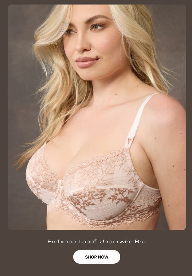 Shop Embrace Lace Underwire Bra