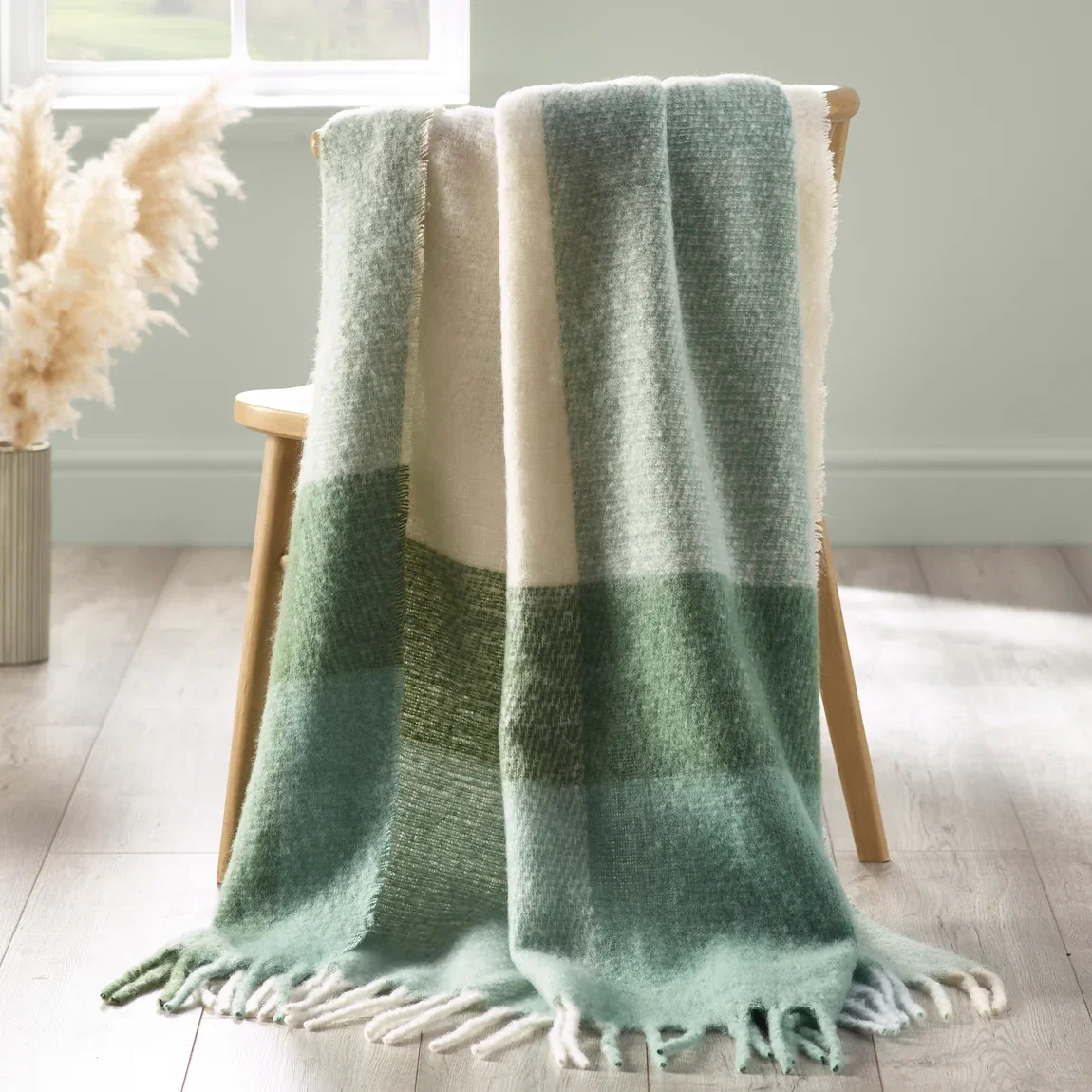 Catherine Lansfield Faux Mohair Throw