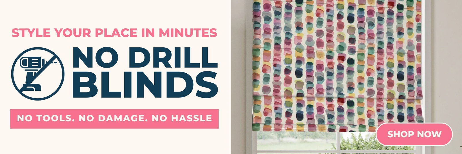 No Drill Blinds