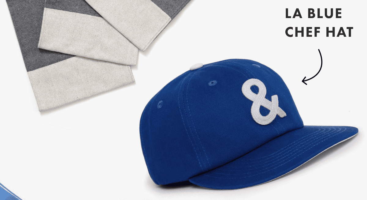 LA BLUE CHEF HAT