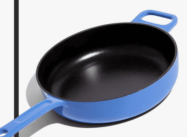 Enameled Cast Iron Skillet | French Blue