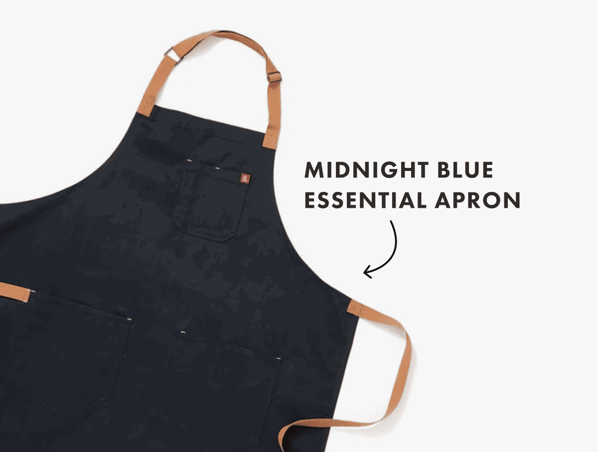 MIDNIGHT BLUE ESSENTIAL APRON