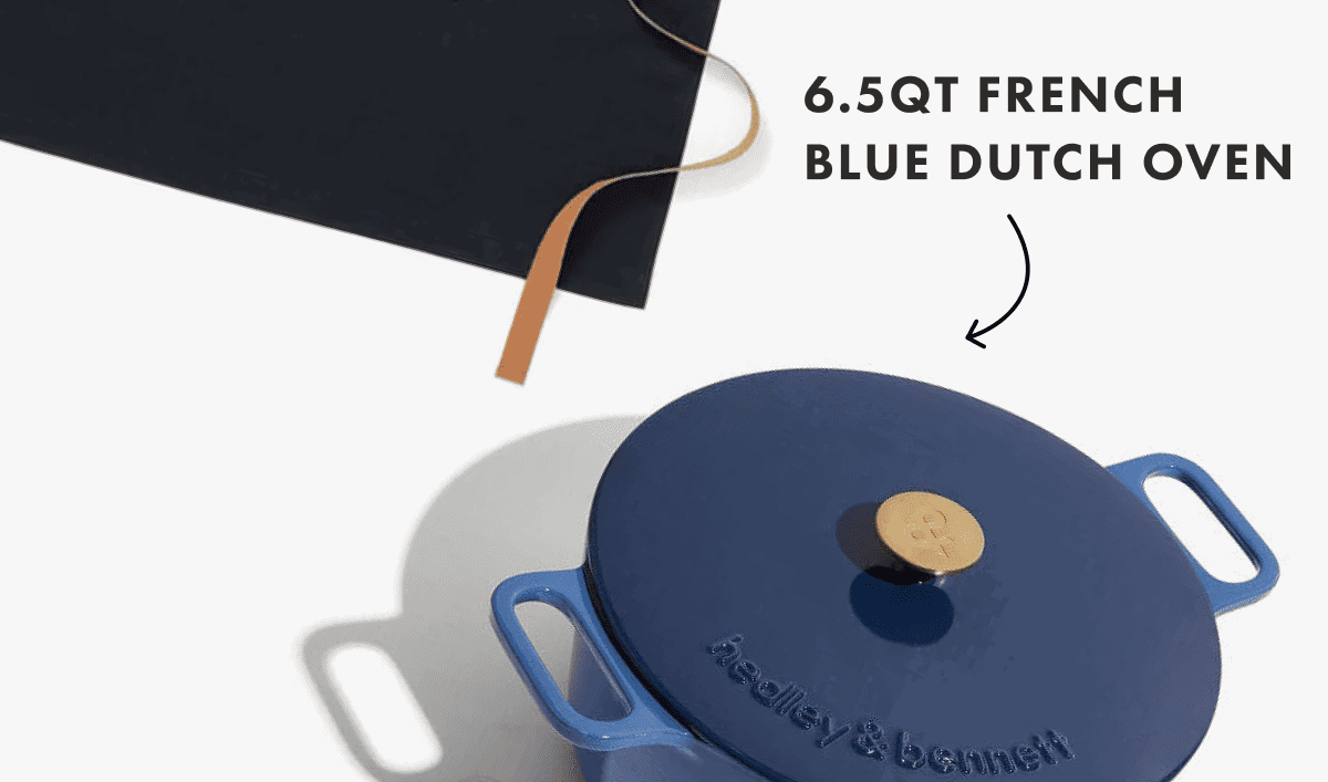 6.5QT FRENCH BLUE DUTCH OVEN