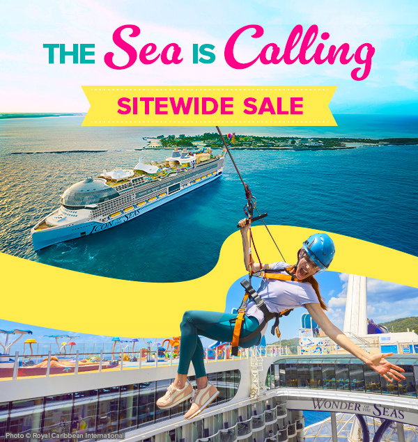 The sea is calling during our Sitewide Sale