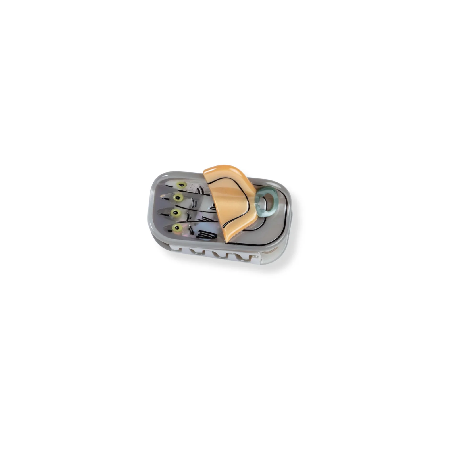 Image of Mini Tinned Fish Hair Claw Clip