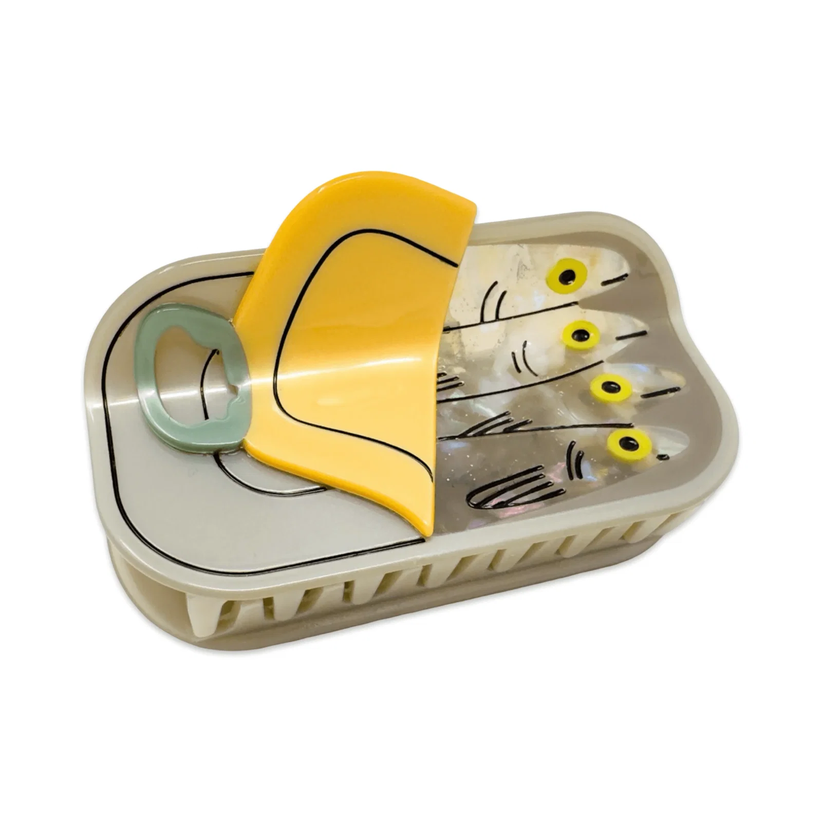 Image of Large Tinned Fish Hair Claw Clip