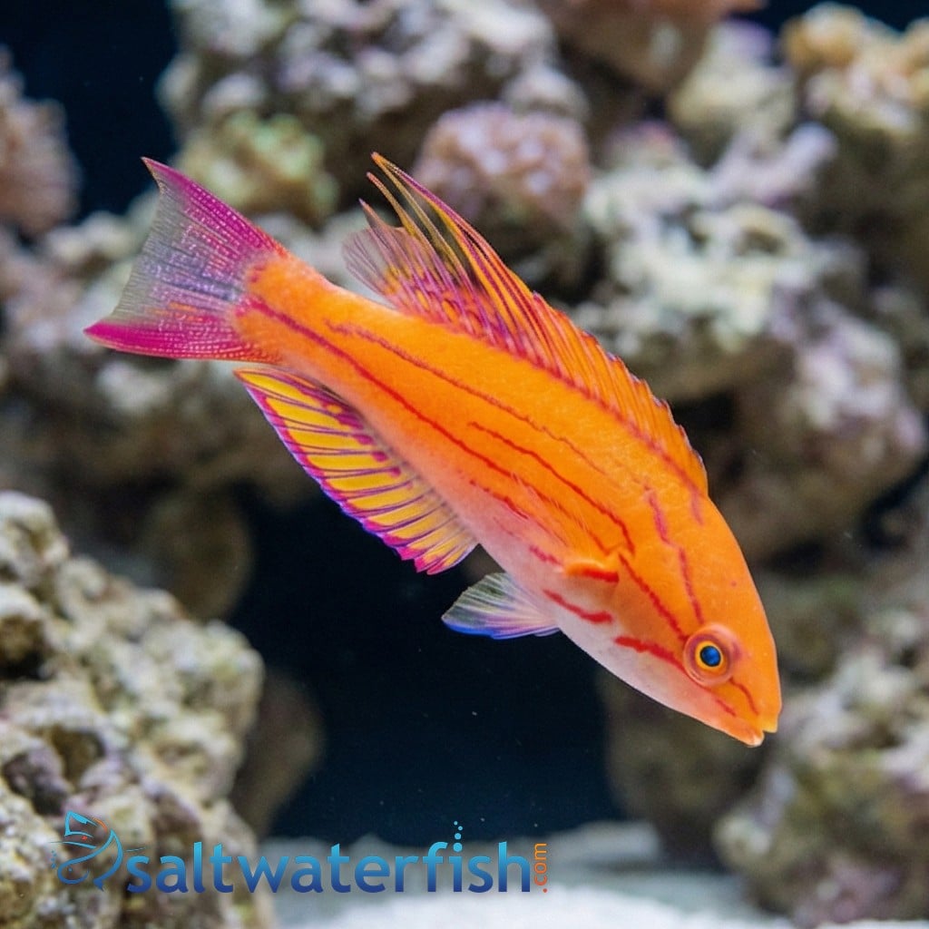 Yellow-Fin Flasher Wrasse