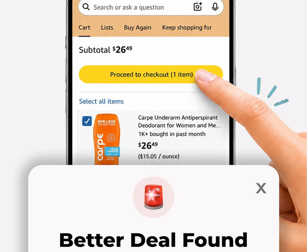 Better deal found!