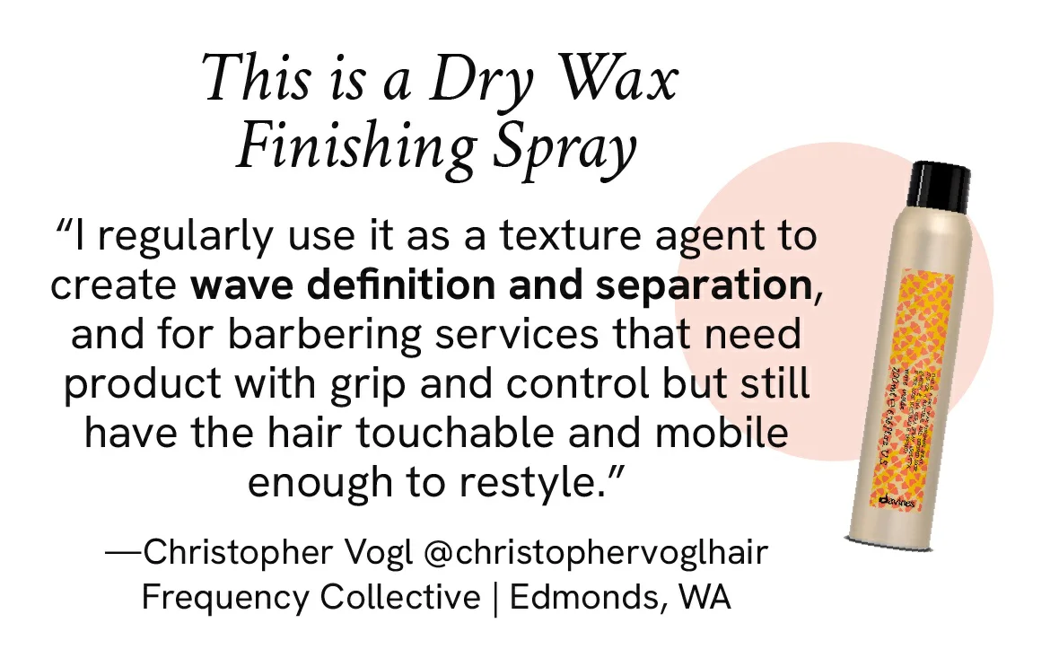 This is a Dry Wax Finishing Spray