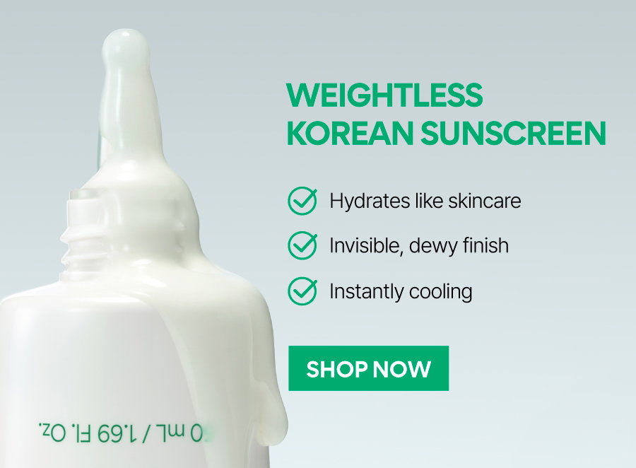 WEIGHTLESS KOREAN SUNSCREEN