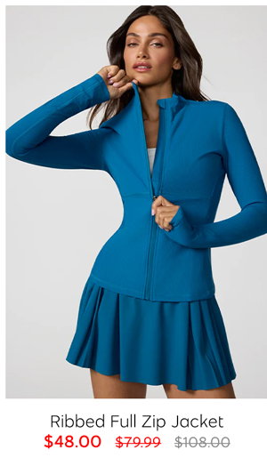 Ribbed Full Zip Jacket
