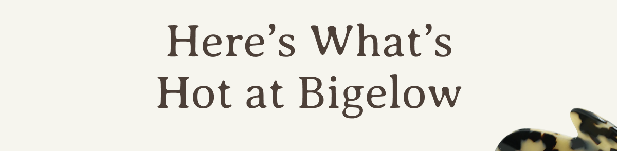 Here’s What’s Hot at Bigelow