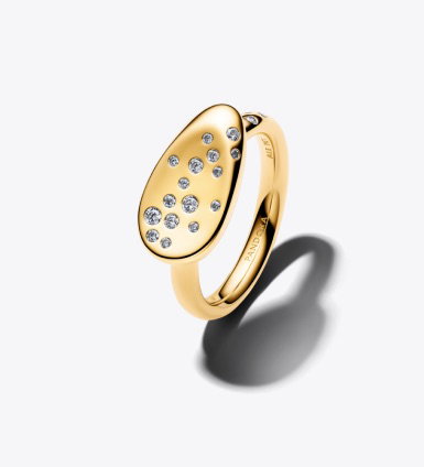 Medium Stone-Set Oval Signet Ring