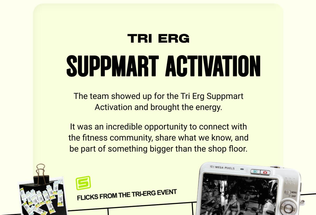TRI ERG suppmart activation