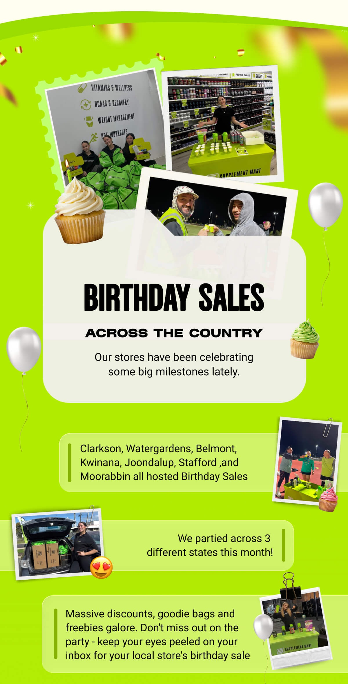 BIRTHDAY SALES