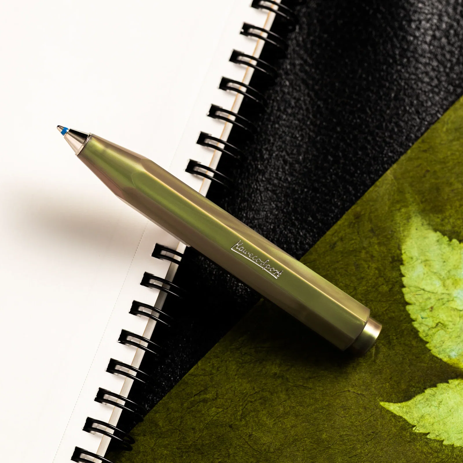 Image of Kaweco Sport Ballpoint Pen - Lunar Shadow Green