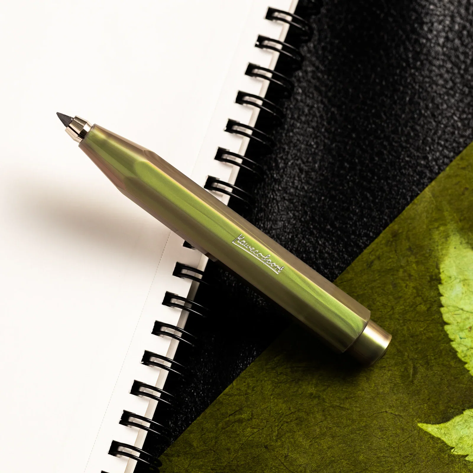 Image of Kaweco Sport Clutch Pencil - Lunar Shadow Green