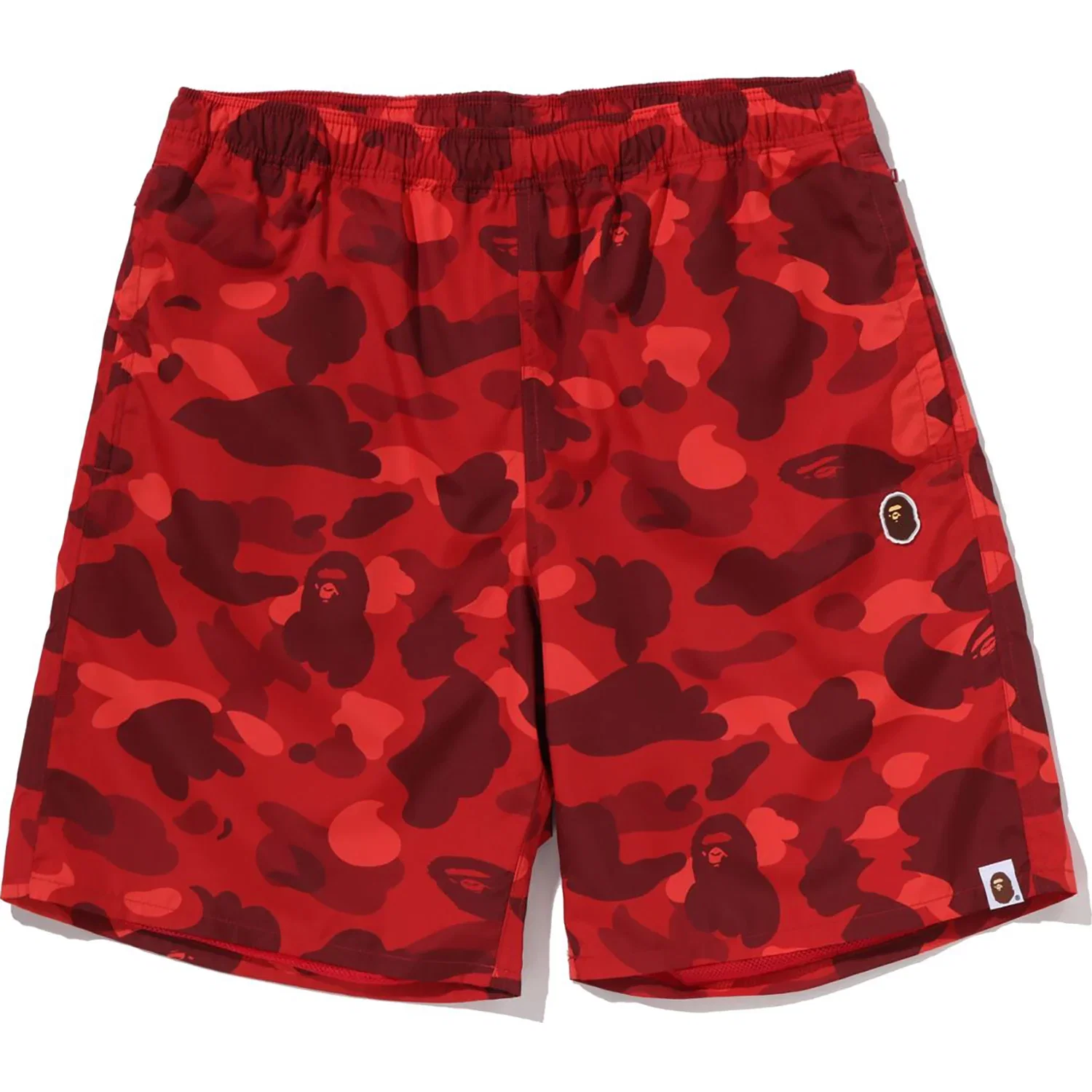 Image of COLOR CAMO APE HEAD ONE POINT BEACH SHORTS MENS