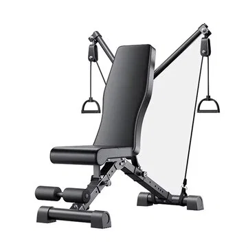 Bominfit Fitness Bench 300KG Capacity Adjustable Backrest 7 Gears Flying Bird Arm 3 Gears Steel Tube Home Gym Multi-Functional Weight Bench